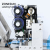 ZONESUN TB-YL50D Semi Automatic Label Applicator Round Bottle Labeling Machine With Date Printer