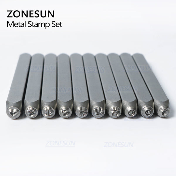 ZONESUN 36PCS Jewelry Metal Stamps Alphabet Set A to Z