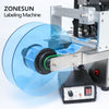 ZONESUN TB-YL50D Semi Automatic Label Applicator Round Bottle Labeling Machine With Date Printer