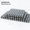 ZONESUN 36PCS Jewelry Metal Stamps Alphabet Set A to Z