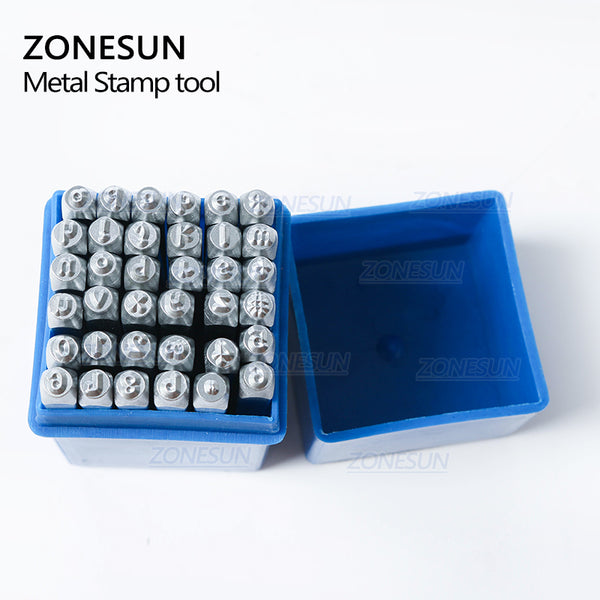 ZONESUN Jewelry Metal Stamps Alphabet Set A-Z Punch Die