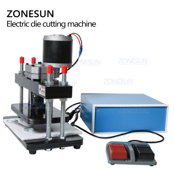 ZONESUN 26x15cm Electrical Leather Die Cutting Machine Photo Paper Mold Cutter