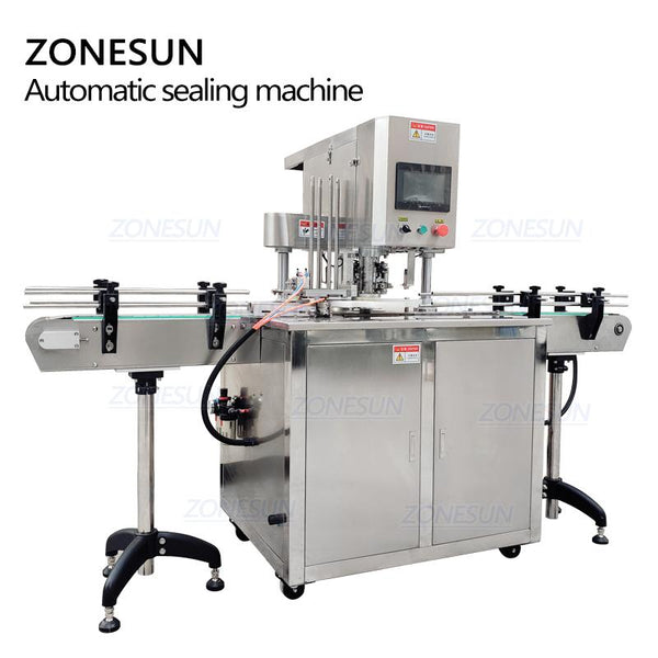 ZONESUN ZS-AFK300 35-130mm Automatic Electric Can Capping Sealing Machine