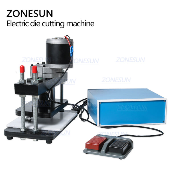 ZONESUN 26x15cm Electrical Leather Die Cutting Machine Photo Paper Mold Cutter