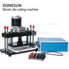 ZONESUN 26x15cm Electrical Leather Die Cutting Machine Photo Paper Mold Cutter