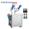 ZONESUN ZS-NIC1 Semi-automatic Negative Ion Dust Removal Machine Plastic Glass Bottle Air Rinser Cleaning Machine