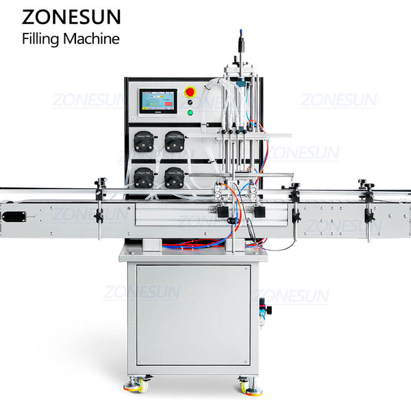 ZONESUN ZS-SVPP80C Automatic Peristalcti Pump Servo Motor Filling Machine