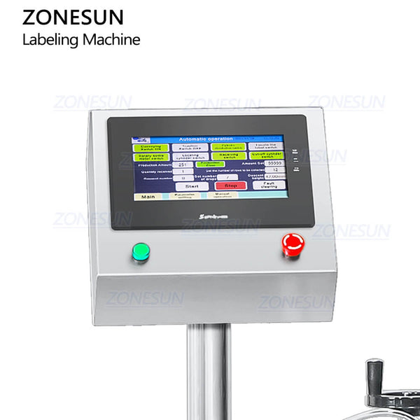 ZONESUN ZS-TB160H Horizontal Self-adhesive Sticker Hand Cream Plastic Soft Tube Labeling Machine