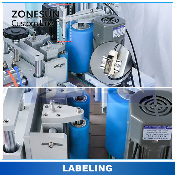 ZONESUN ZS-DPCL2/ZS-FAL180D5  Filling Capping Labeling Machine Production Line