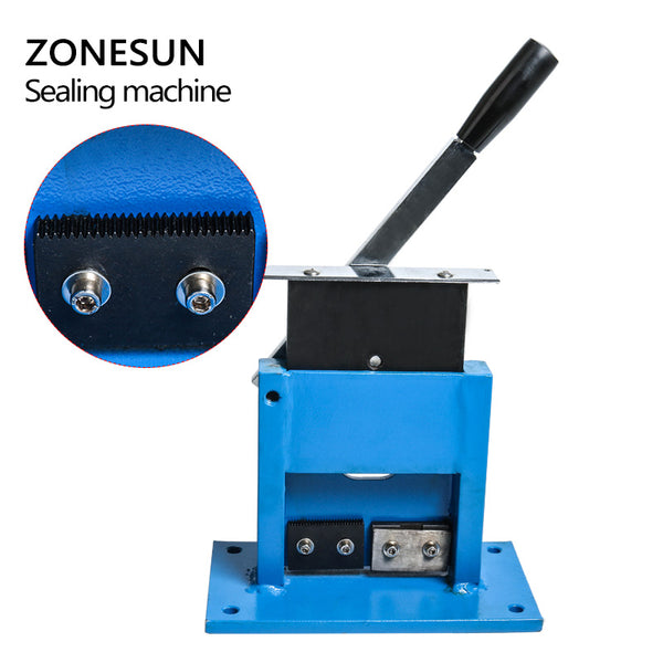 ZONESUN Aluminum Tube Sealing Machine Teeth Paste Tube Sealer  With Expiration Codes