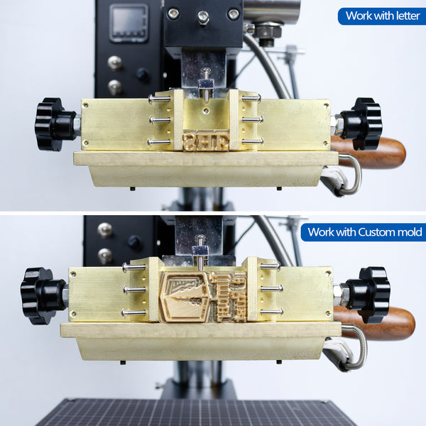 ZONEPACK ZS-190 Heat Press Machine With Infrared Localization 2 type workbench Embossing Bronzing tools Hot Foil Stamping Machine