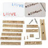 ZONESUN 184PCS Alphabet Letter Stamp Set Hot Foil Stamping Machine Custom Logo Bass Letters