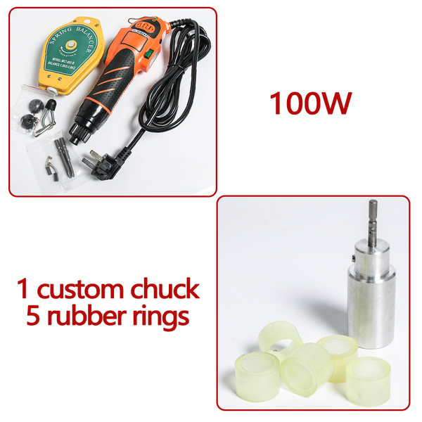 Manual Electric Bottle Screw Cap Capping Machine Set - 100W Machine / Custom / 110V - 100W Machine / Custom / 220V