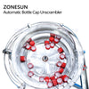 ZONESUN vibrator Feeder pump sprayer cap vibratory bowl feeder automatic bottle bowl sorter unscrambler for Capping Machine