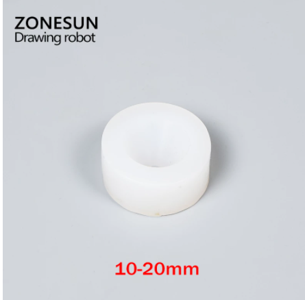 ZONESUN Capping Machine Chuck Cap for Capper 28-32mm 38mm 10- 50mm Round Plastic Bottle With Security Ring Silicone Capping - 1pcs 10-20mm - 1pcs 20-30mm