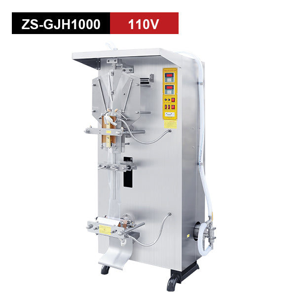 ZONESUN Automatic Pure Sachet Liquid Pouch Filling Sealing Machine ZS-GJH1000 - 110V GJH-1000