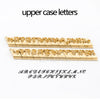 ZONESUN 3mm 6mm 10mm Copper Brass Stamping Flexible Letters Numbers Alphabets Symbols Characters Molds - Cursive / A6mm / uppercase A-Z