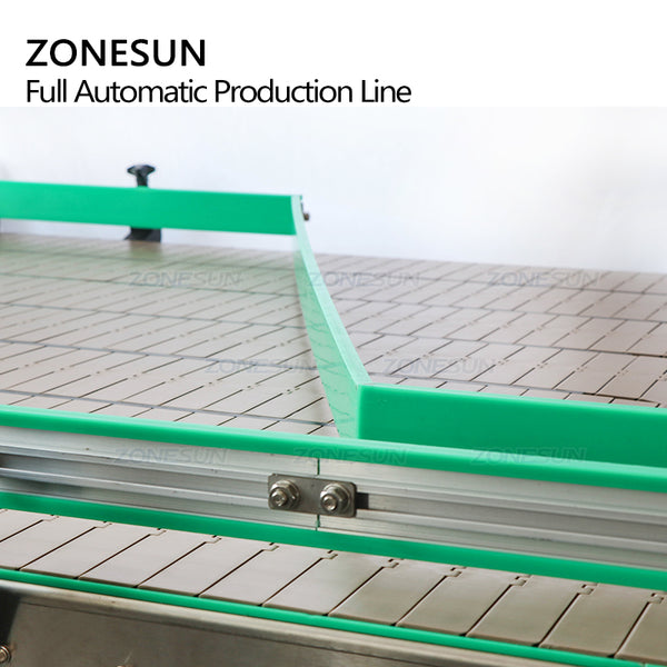 ZONESUN ZS-FAL180X4 4 Heads Magnetic Pump Liquid Filling Capping And Labeling Machine Line