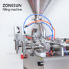 ZONESUN ZS-GT2 Double Heads Water Cream Shampoo Moisturizer Lotion Cosmetic Oil Honey Stick Food Paste Filling Machine