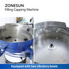 ZONEPACK Roll-on Bottles Filling Capping Machine Essential oil Liquid Automatic Magnetic Pump ZS-AFC11