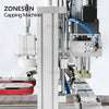 ZONESUN ZS-XG1870P Automatic Tabletop Tightening  Bottle Capping Machine Line With Vibratory Bowl