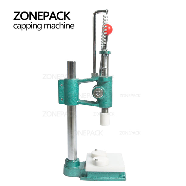 ZONESUN Perfume Glass Bottle Capping Machine Perfume Crimping Machine Perfume Collar Ring Pressing Machine