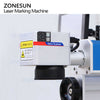 ZS-LMR1 Full Automatic Label Fiber Laser Marking Machines Label Rewinder