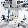 ZONESUN ZS-XG16P Automatic Linear Screw Shampoo Pet Bottle Dropper Capping Machine Cooking Oil With Cap Vibratory Feeder