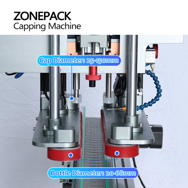 ZONESUN Automatic Capping Machine Screw Cap Bottle Packaging Machine ZS-XG20A