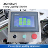 ZONEPACK Roll-on Bottles Filling Capping Machine Essential oil Liquid Automatic Magnetic Pump ZS-AFC11