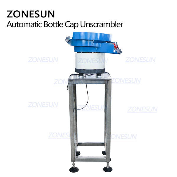 ZONESUN vibrator Feeder pump sprayer cap vibratory bowl feeder automatic bottle bowl sorter unscrambler for Capping Machine