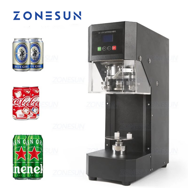 ZONESUN 55mm Intelligent Can Sealing Machine