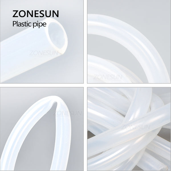 ZONESUN Filling Machine Part Plastic Pipe Nozzle 8mm 10mm For Peristaltic Pump Filling Filler