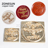 ZONESUN Metal Brass Mold Wood Leather Stamp Custom Logo Design Branding Heating Embossing Tool