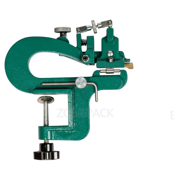 ZONEPACK Leather Paring Device Kid Manual Leather Skiver Hand Skiving Machine Leather Splitter Vegetable Tanned Peeler Peel Tools - Green