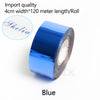 ZONESUN Hot foil Stamping Paper Heat Transfer Foil Roll - 4cm / blue