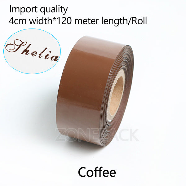 ZONESUN Hot foil Stamping Paper Heat Transfer Foil Roll - 4cm / coffee