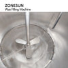 ZONESUN Semi Automatic Bee Wax  Candle Filling Melting and Mixing Machine  ZS-GTCD