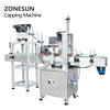 ZONESUN ZS-XG16P Automatic Linear Screw Shampoo Pet Bottle Dropper Capping Machine Cooking Oil With Cap Vibratory Feeder