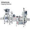 ZONESUN ZS-XG1870P Automatic Tabletop Tightening  Bottle Capping Machine Line With Vibratory Bowl