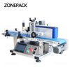 ZS-TB150 Automatic Round Bottle Labeling Machine Adhesive Sticker Labeler Cans Alcohol Disinfectant Wine Bottle Label Applicator