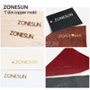 ZONESUN Metal Brass Mold Wood Leather Stamp Custom Logo Design Branding Heating Embossing Tool