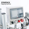 ZONEPACK Automatic Pump Spray Beverage Bottle Capping Machine with Vibratory Cap Feeder for Production Line