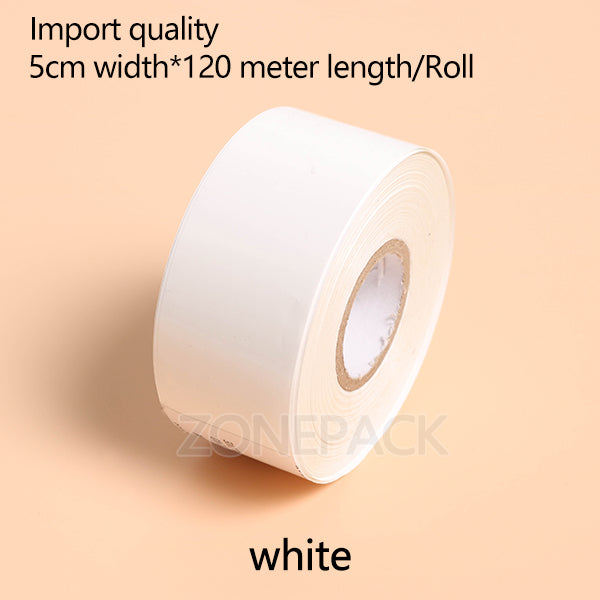 ZONESUN Hot foil Stamping Paper Heat Transfer Foil Roll - 5cm / white