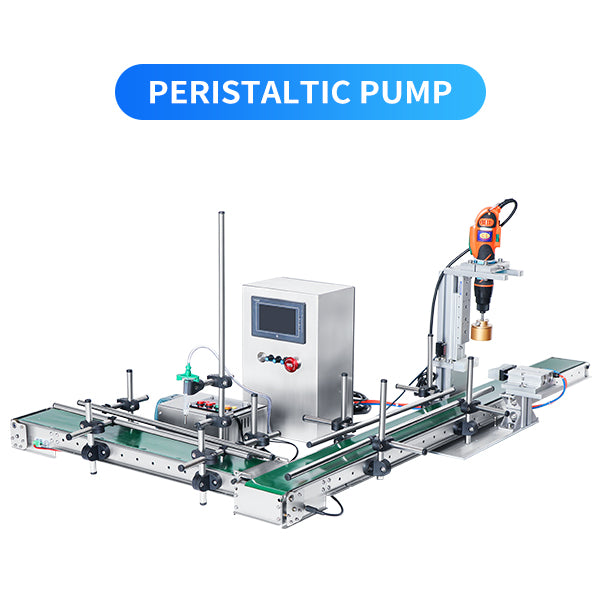 ZONESUN ZS-FAL90S Small Business Production Line Automatic Liquid Bottle Filler Machine - Peristaltic Pump / 110v - Peristaltic Pump / 220v