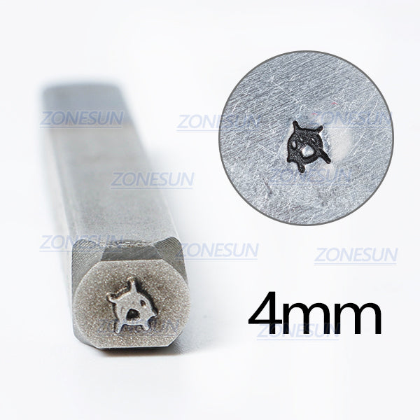 ZONESUN Anarchy Jewelry LOGO Custom Metal Stamp - 4mm