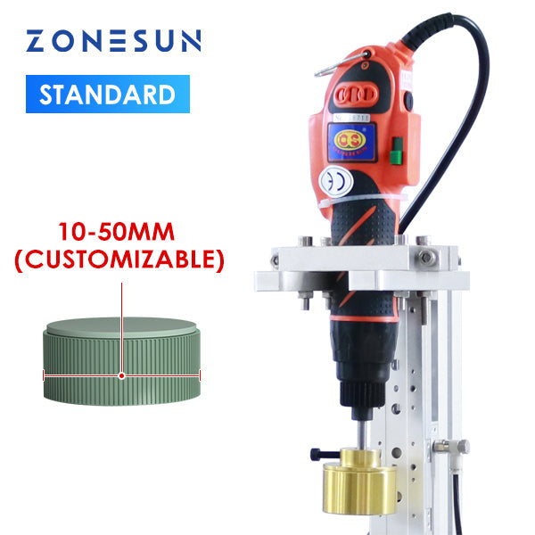 ZONESUN ZS-XGC1 Tabletop Automatic Screwing Cap Capping Machine - Standard(10-50mm) / 110V - Standard(10-50mm) / 220V