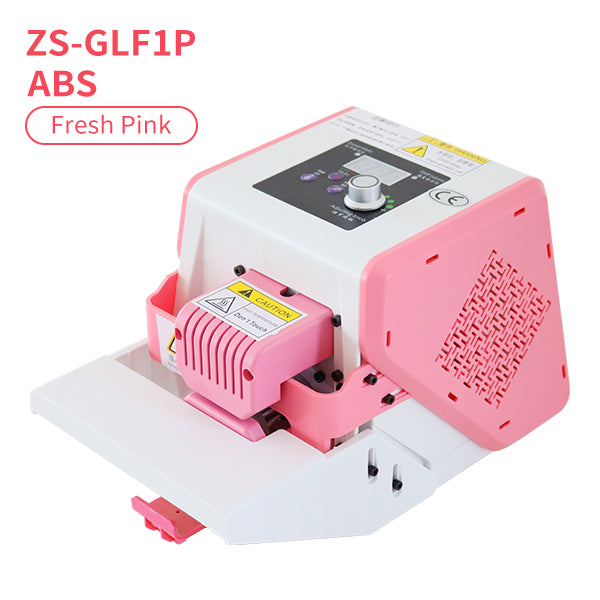 ZONESUN ZS-GLF1P Mini Aluminum Foil Composite Plastic Film PE Bag Sealer Roller Sealing Machine - GLF1P Fresh Pink / 110v - GLF1P Fresh Pink / 220v