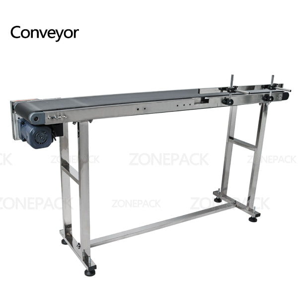 ZONEPACK Inkjet Printer Conveyer Conveying Table Band Carrier Sorting Workbench PVC Belt Conveyor Bottle Box Bag Sticker Conveyor - Only Conveyor