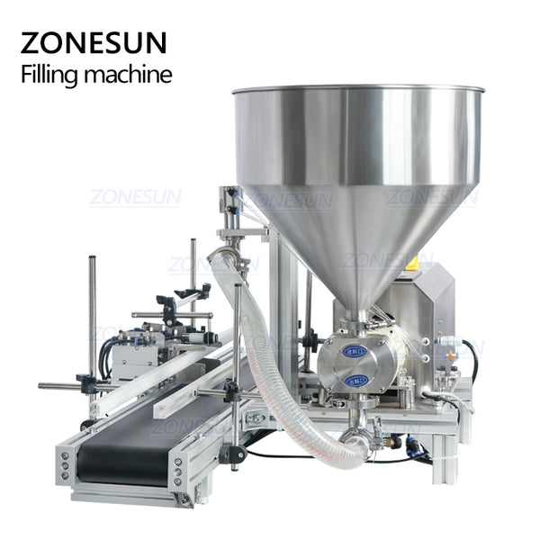 ZONESUN ZS-DTGT900 Automatic  Cream Paste Filling Machine Rotor Pump